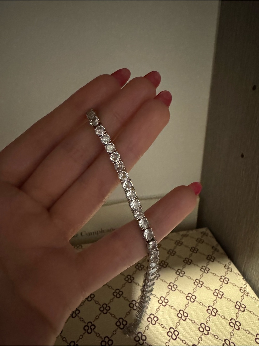 Silver Tennis Bracelet - Women's Jewelry